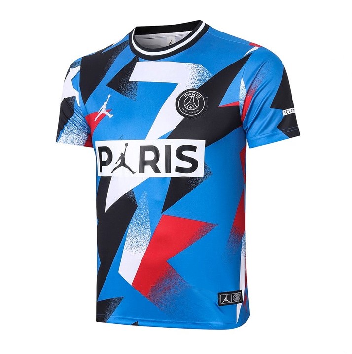 Trainingsshirt Paris Saint Germain 2020-21 Blau Fussballtrikots Günstig